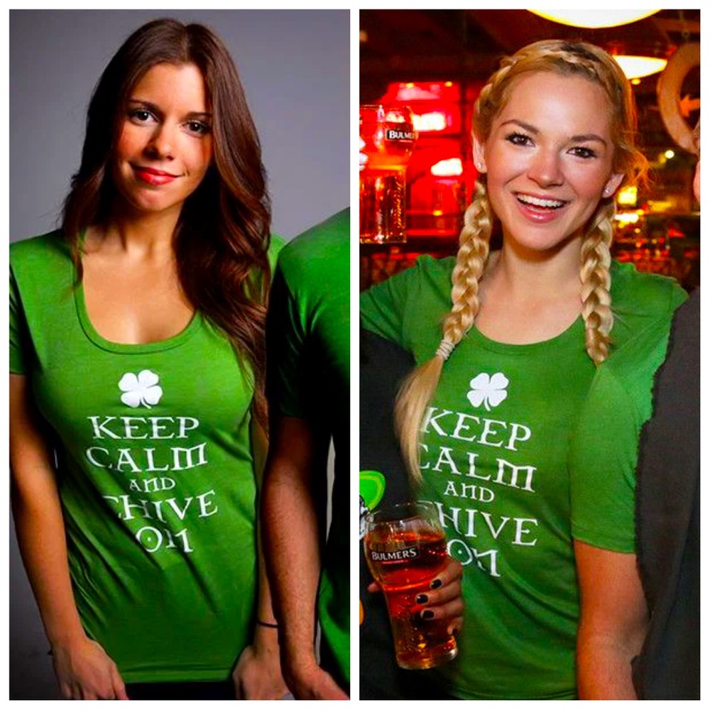 The Chive Irish Keep Calm tee